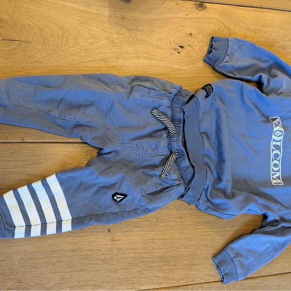Volcom Kids Blue Sweatpants & Jogger Set - Picture 1 of 3